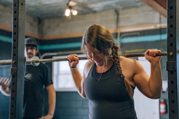 Woman on CrossFit Training